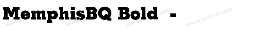 MemphisBQ Bold字体字体转换